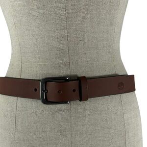 Genuine vintage TIMBERLAND tan brown leather belt medium size 32